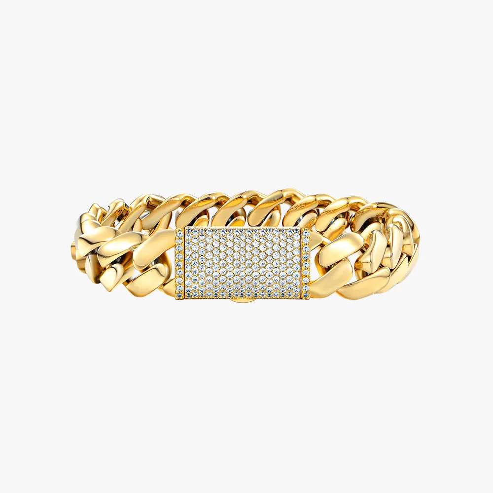 12mm Miami Cuban Link Bracelet