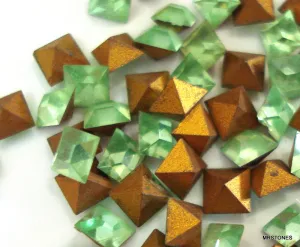 3.1mm (4400) Light Peridot Square Shape