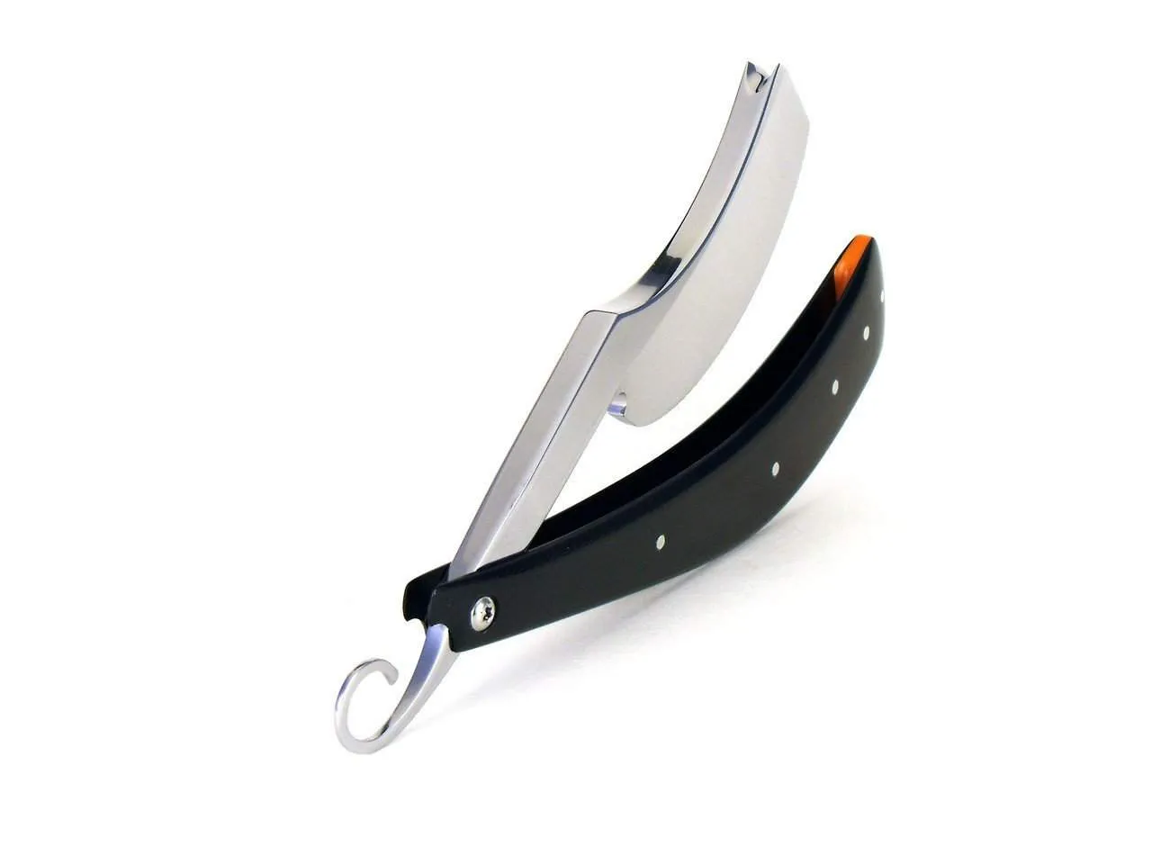 ALEX JACQUES CUSTOM 8/8" "SMILE" RAZOR - WITH Black G10 Scales