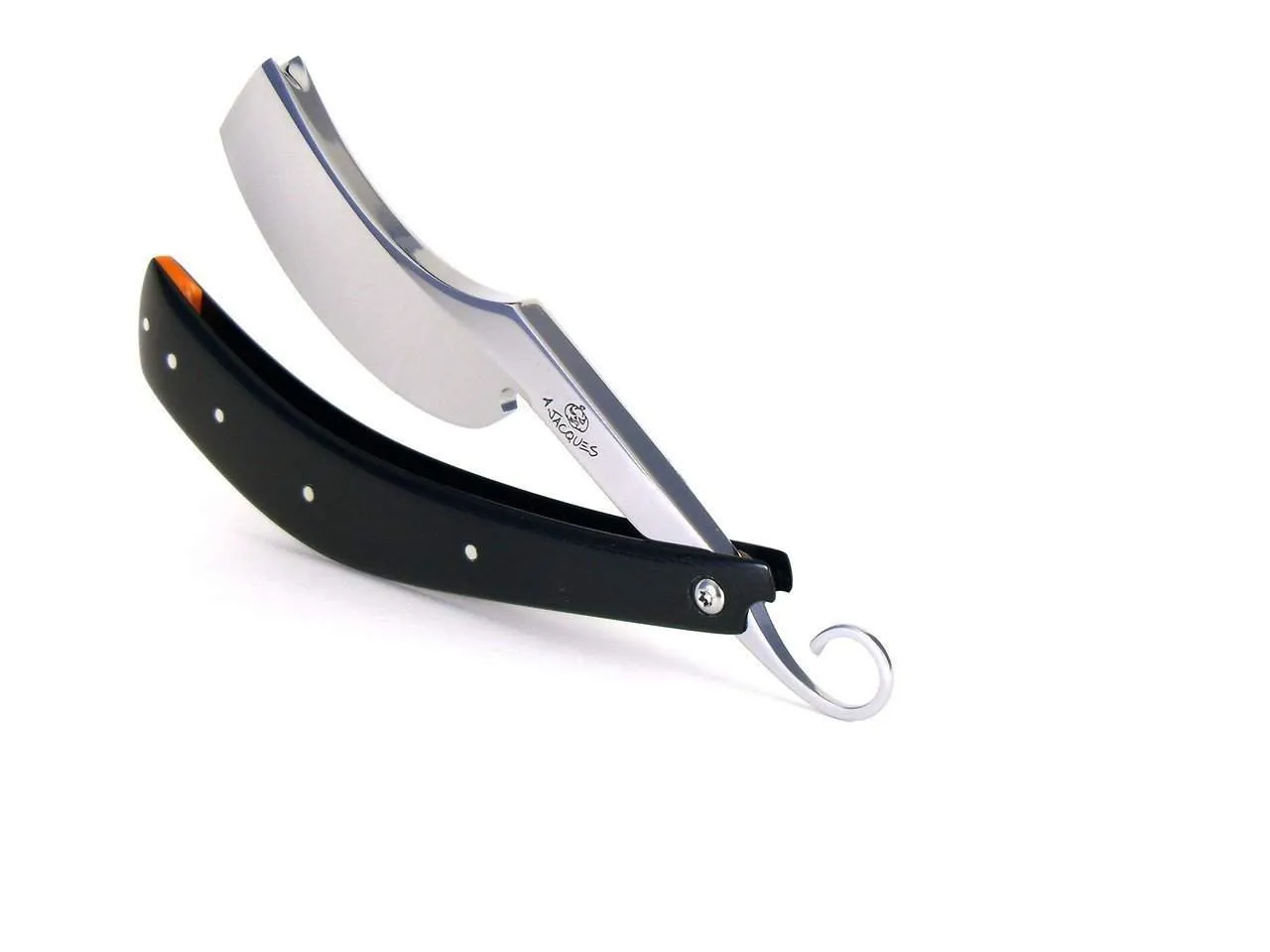 ALEX JACQUES CUSTOM 8/8" "SMILE" RAZOR - WITH Black G10 Scales