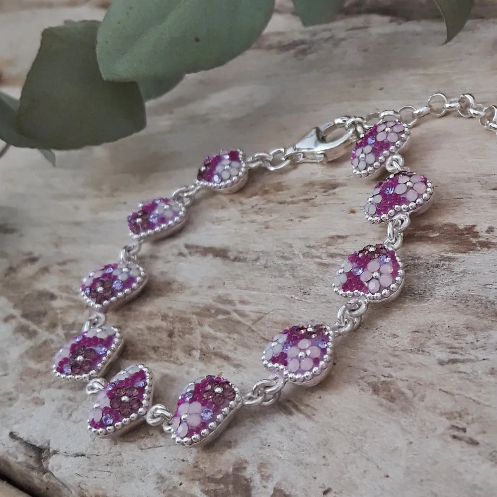 Allegra Heart Lilac Dream Bracelet