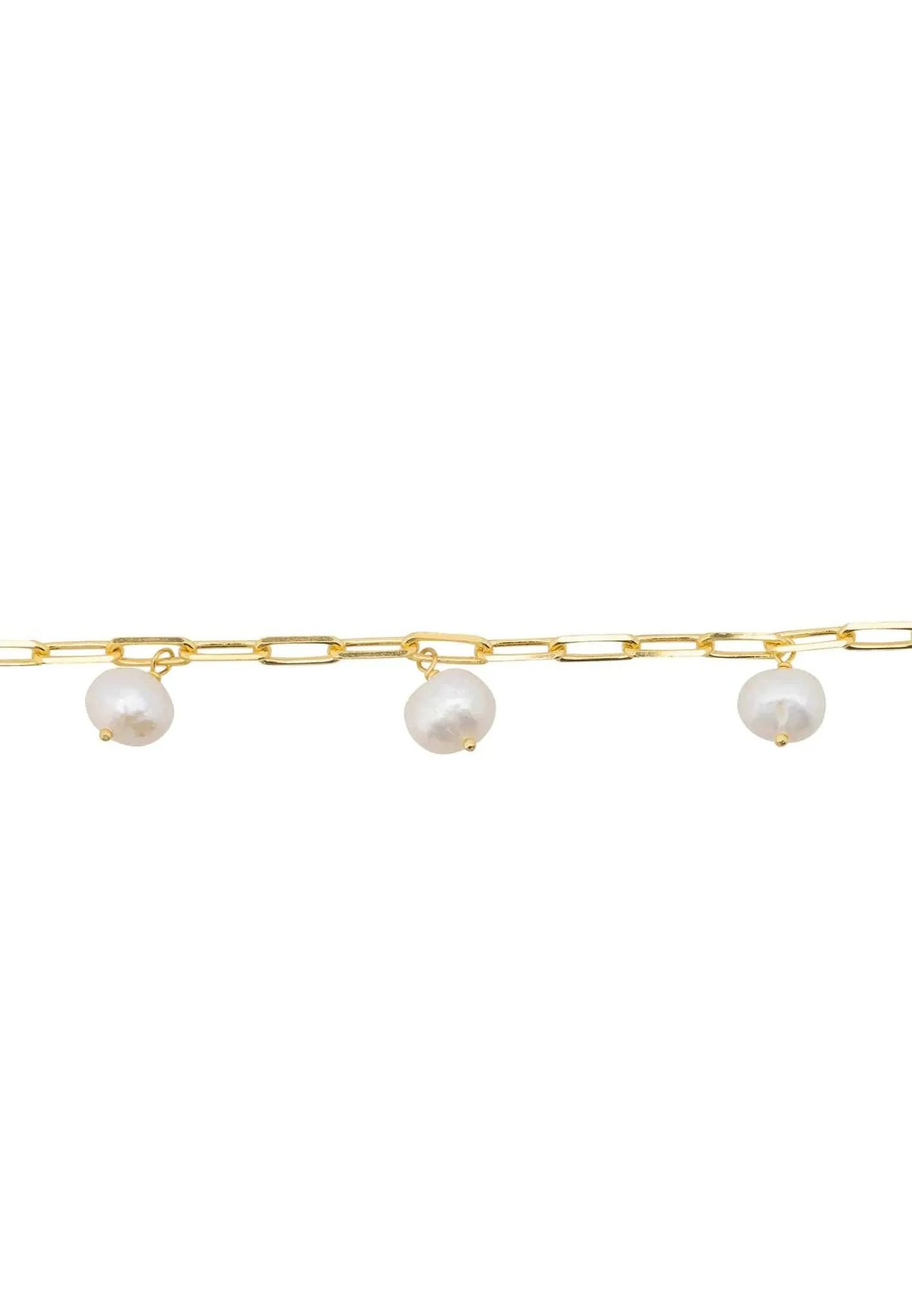 Amelia Three Pearl Bracelet Gold