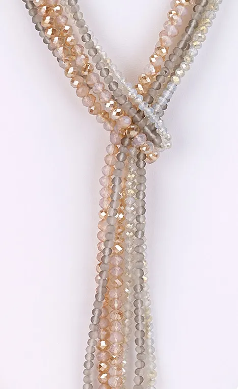 Beaded Lariat Necklace