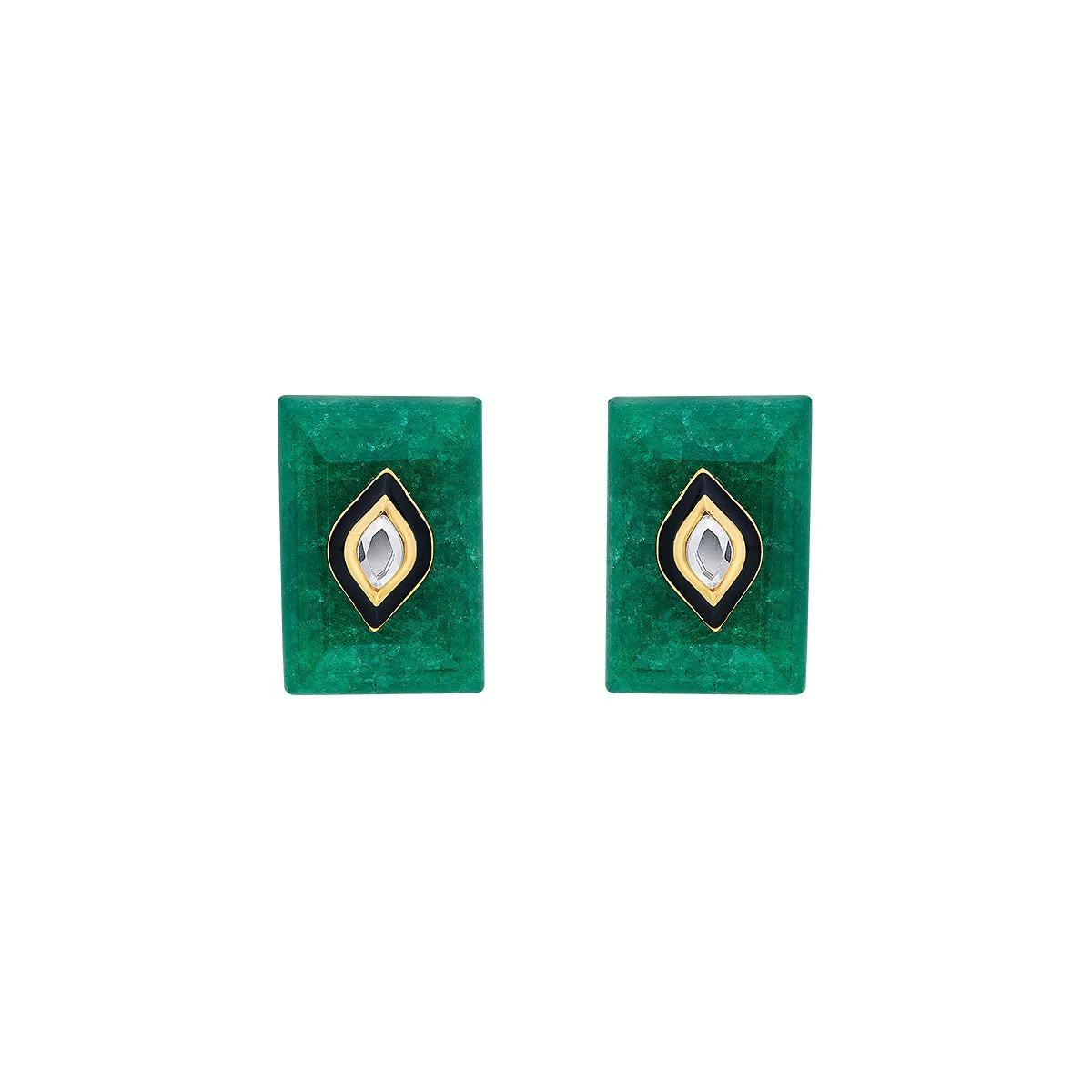 Begum Haute Evergreen Baroque Studs