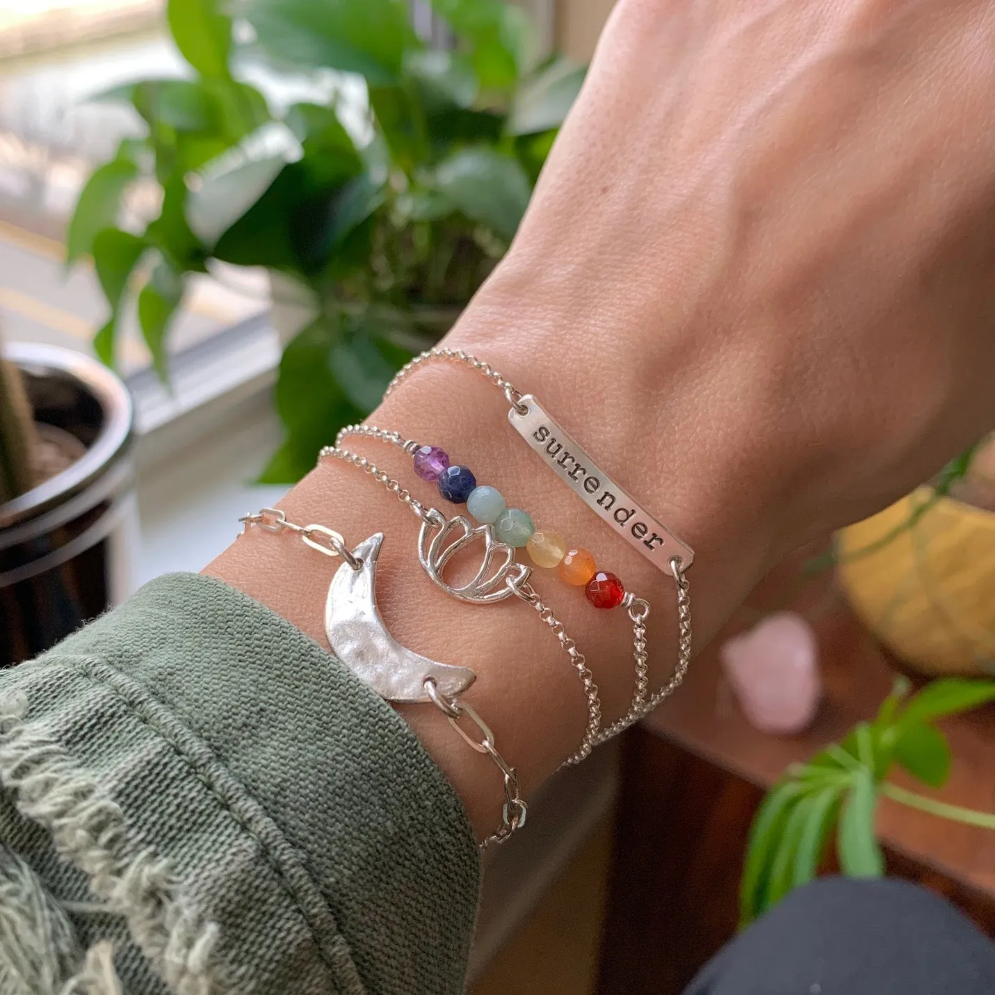Blooming Lotus Bracelet | Sterling