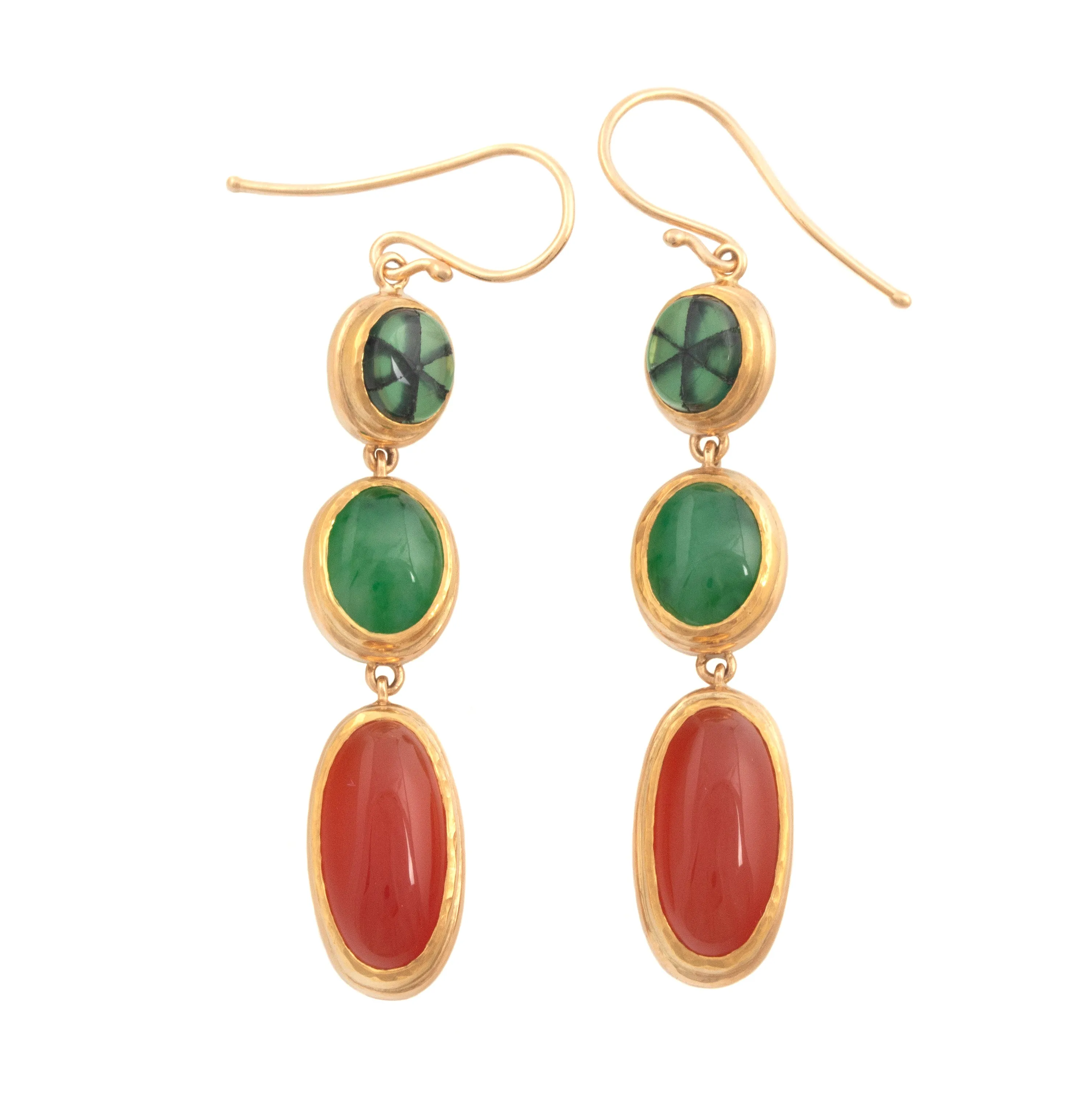 Cascading Gemstone Earrings