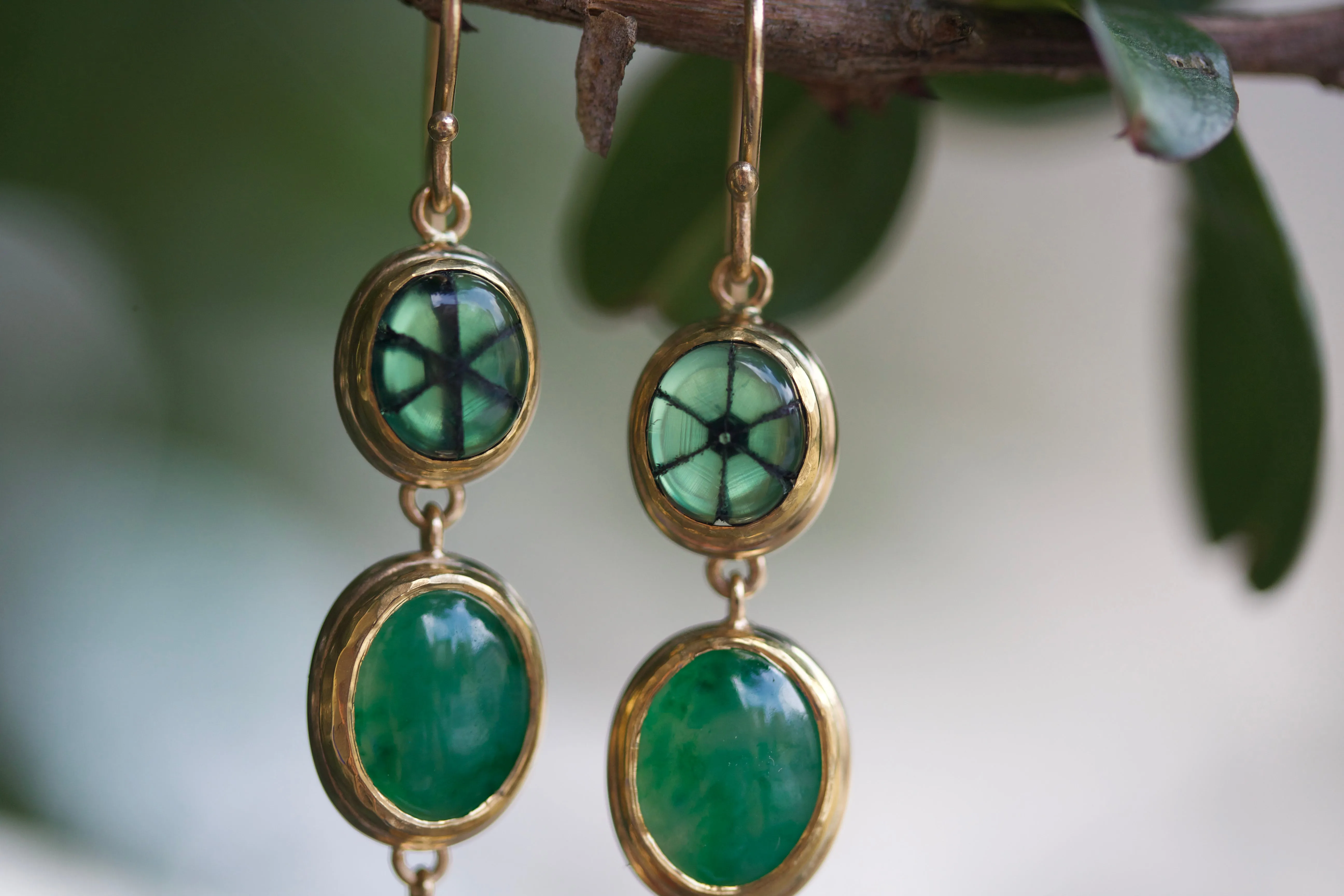 Cascading Gemstone Earrings