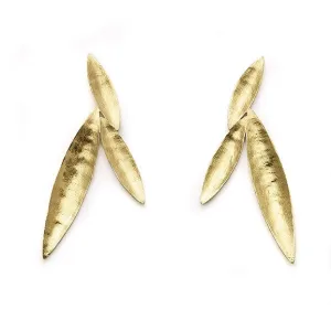 Christine Bekaert Large 'Bamboo' studs