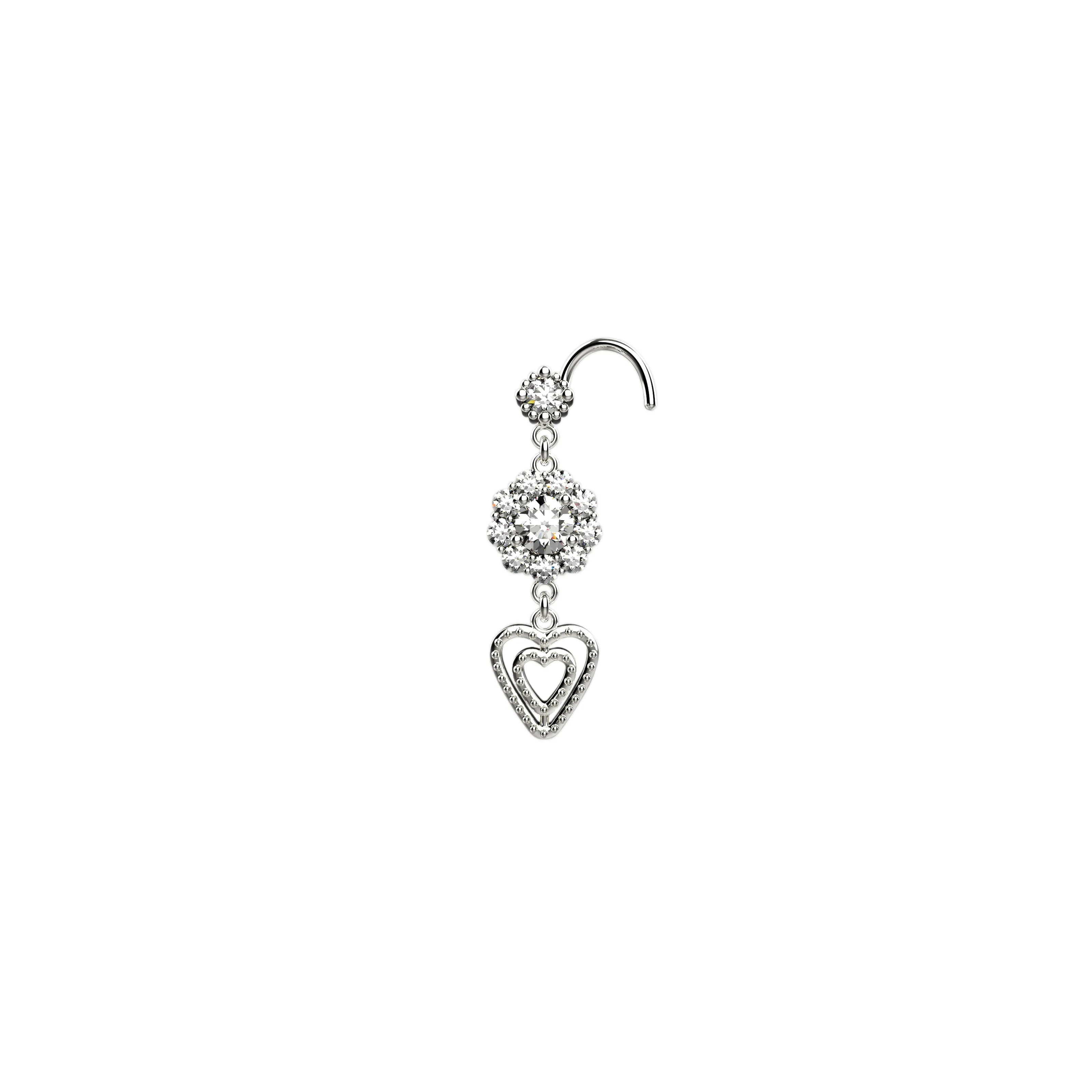 Dangle Nose Ring Piercing & Nose Stud – Indian Nose Rings