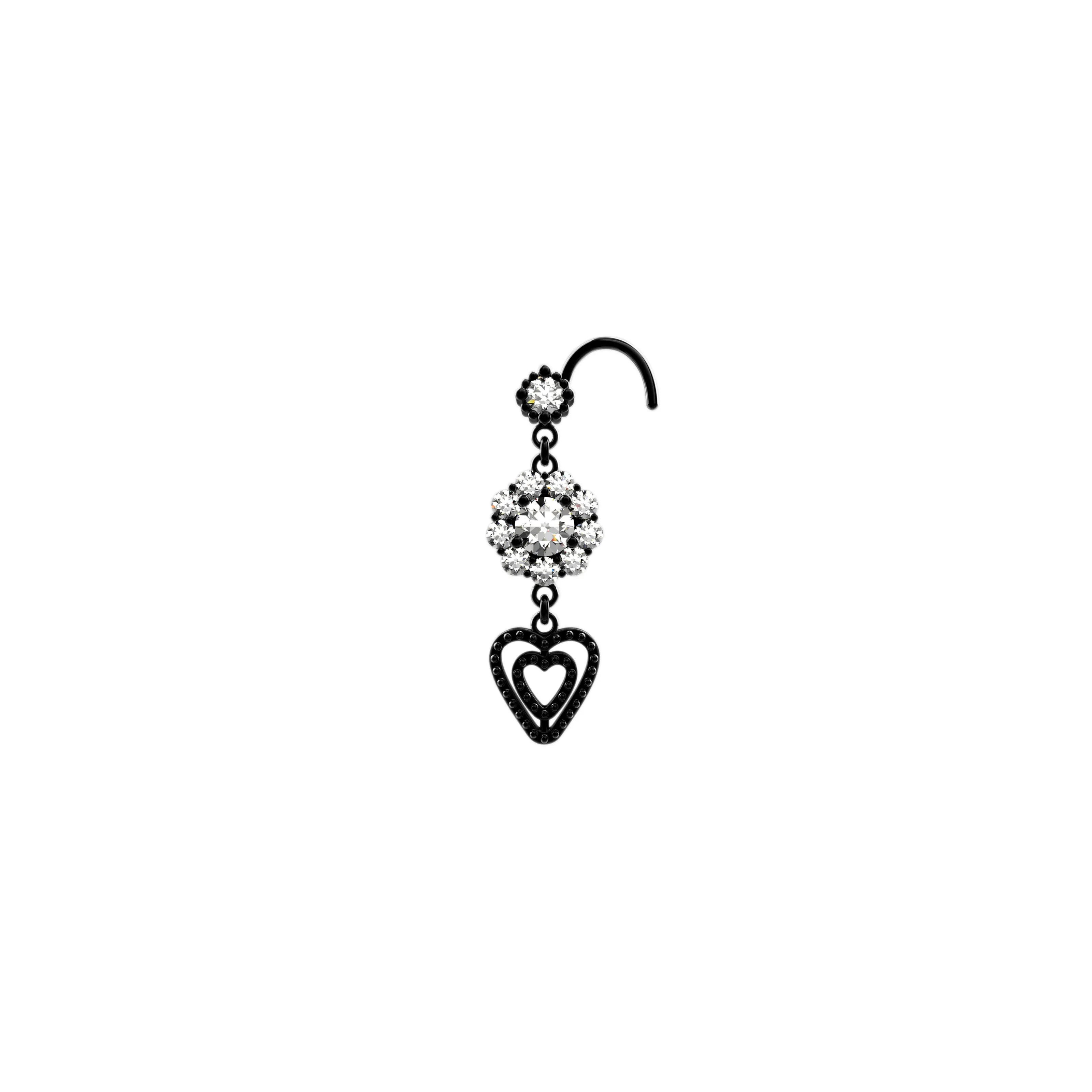 Dangle Nose Ring Piercing & Nose Stud – Indian Nose Rings