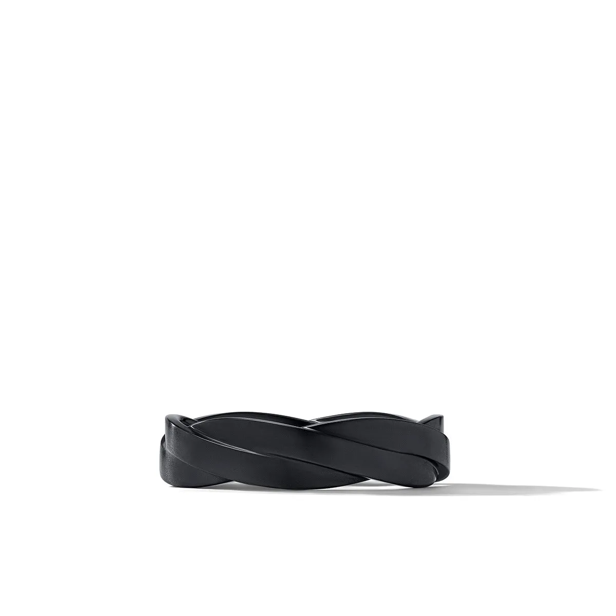 DY Helios Band Ring in Black Titanium