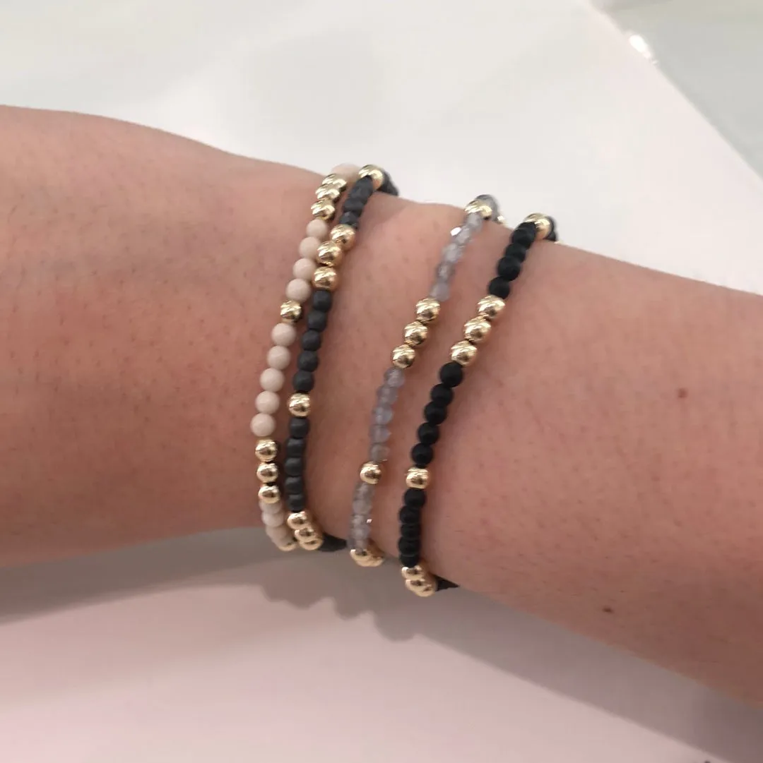 E Newton Worthy Pattern 3mm Bracelet