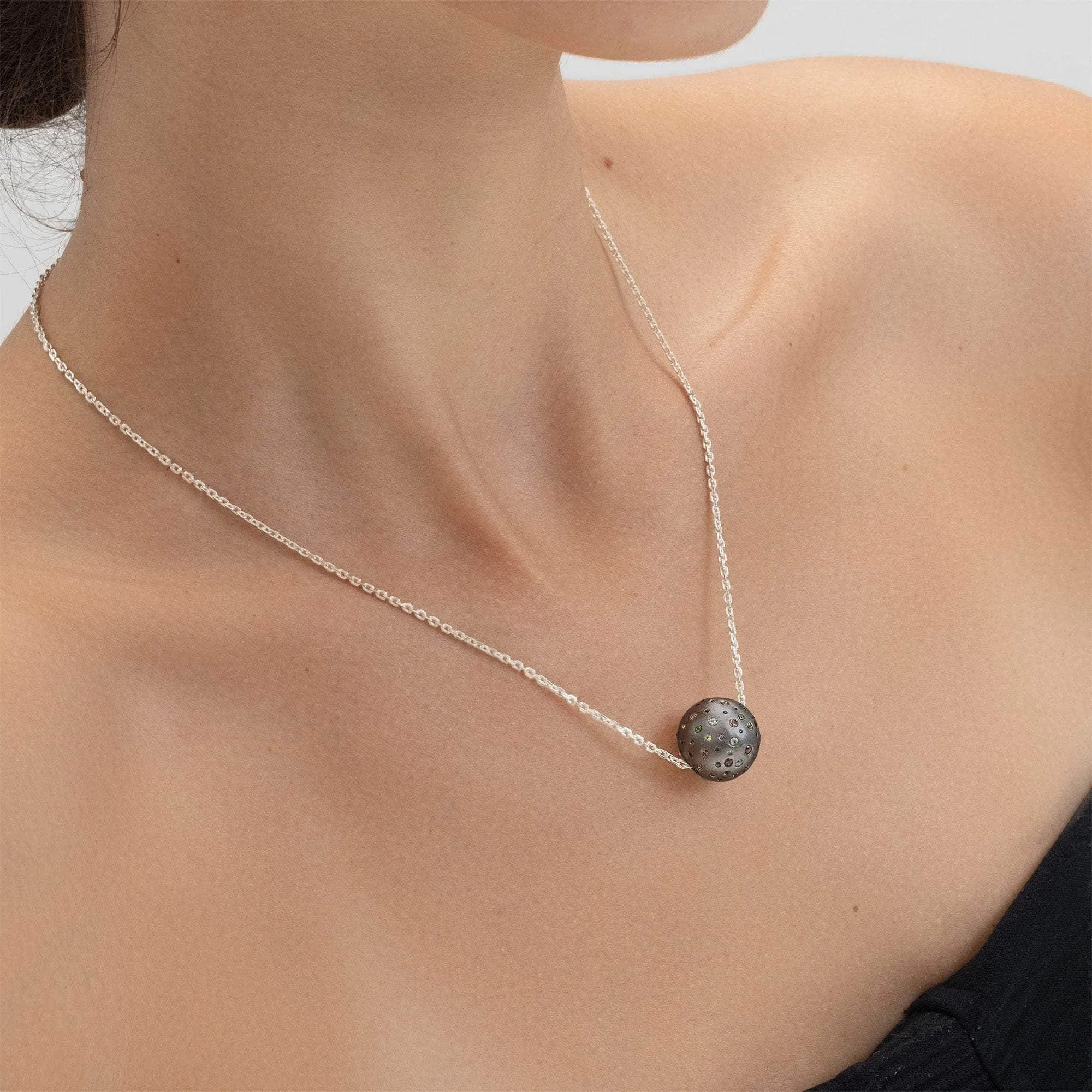 Ecli Mixed Sapphire Necklace