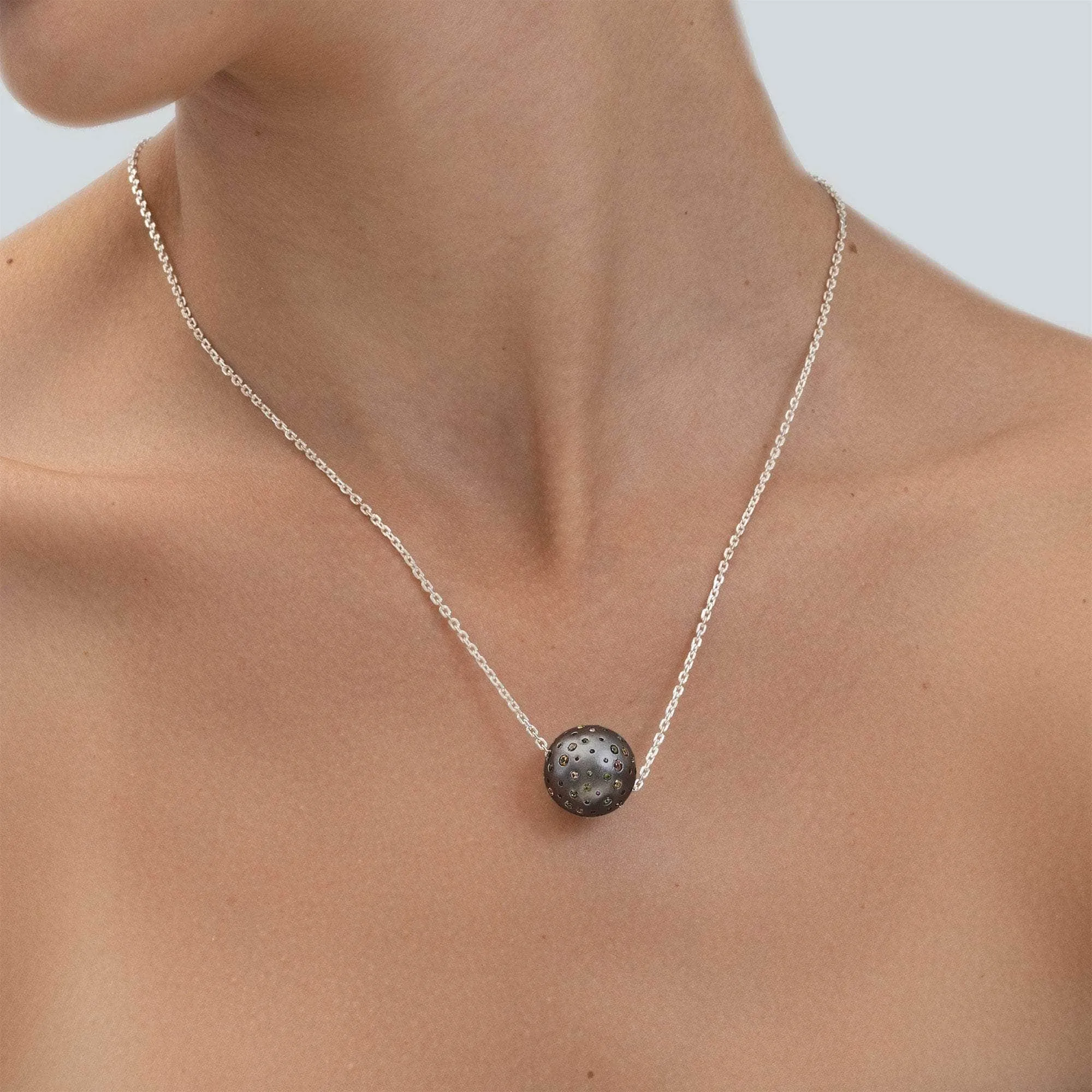 Ecli Mixed Sapphire Necklace