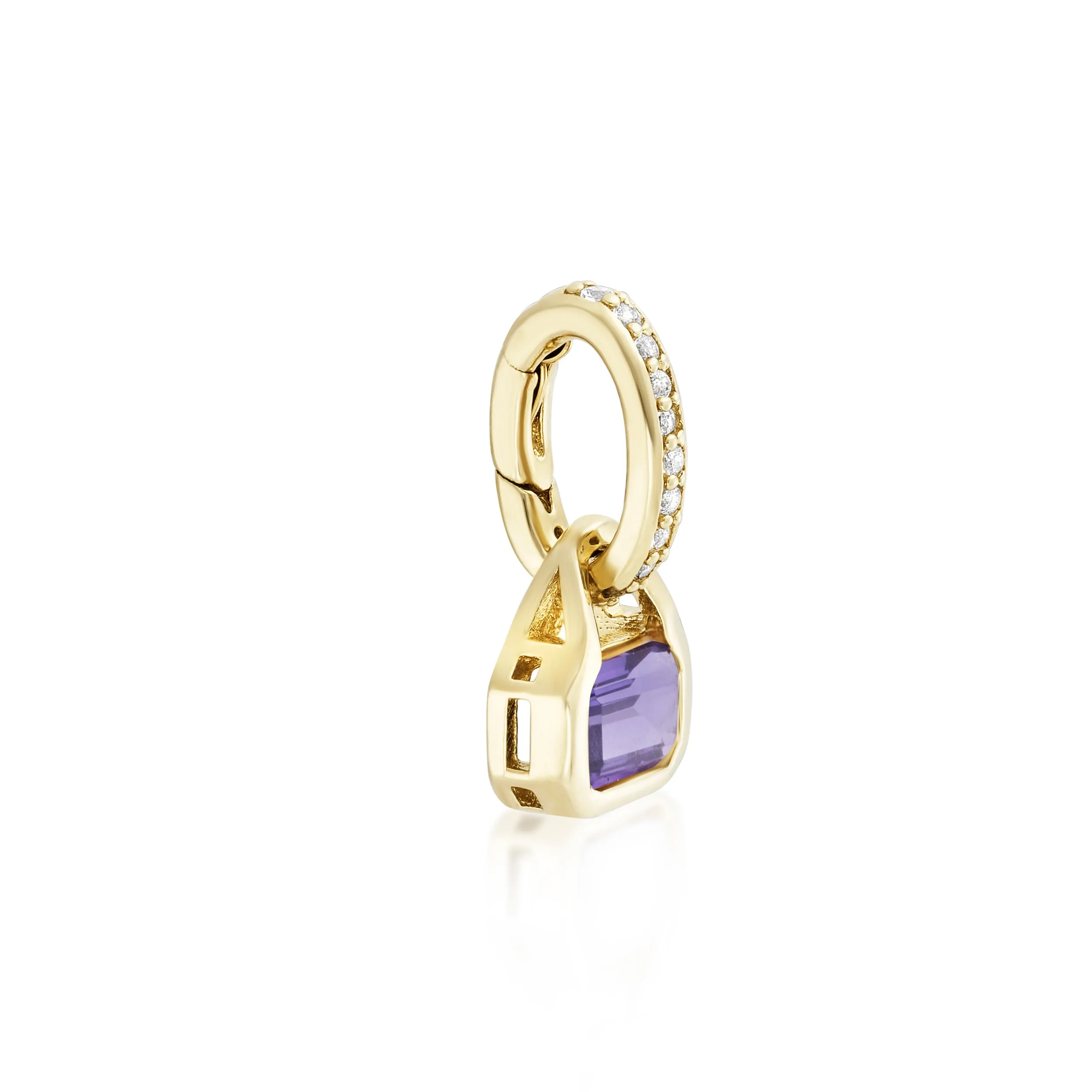 February: Amethyst Charm