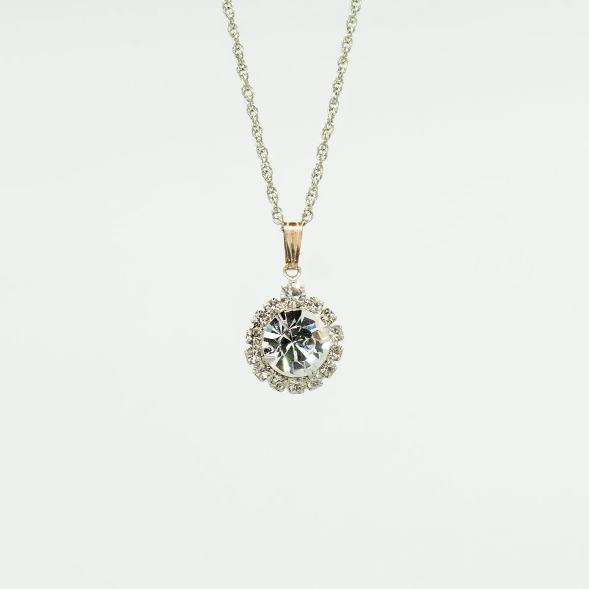 Gina Inlaid Swarovski Pendant Necklace