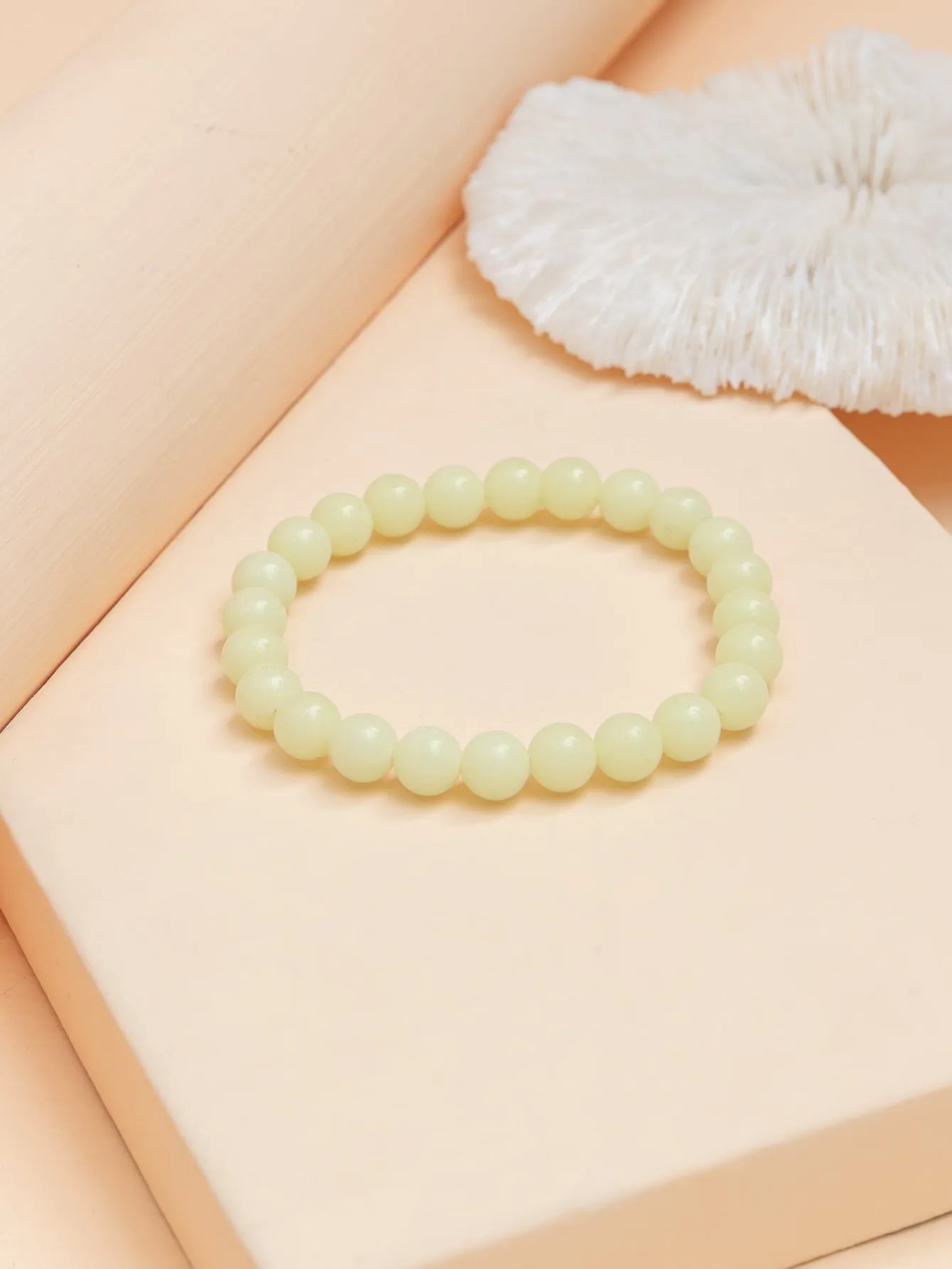 Glow In The Dark Beaded Bracelet Women Bracelet Stackable Bracelet Crafted