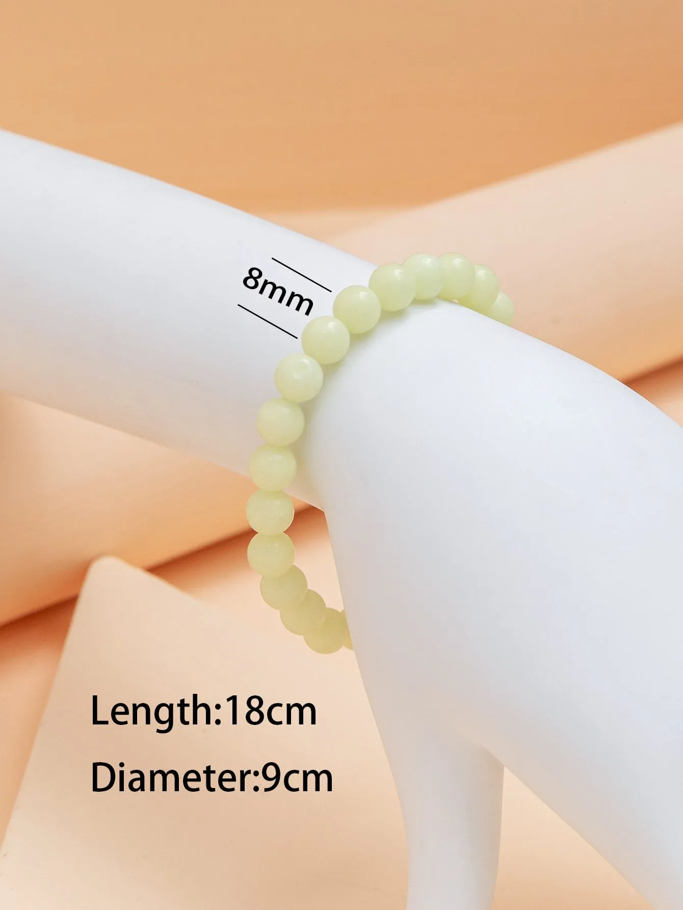 Glow In The Dark Beaded Bracelet Women Bracelet Stackable Bracelet Crafted