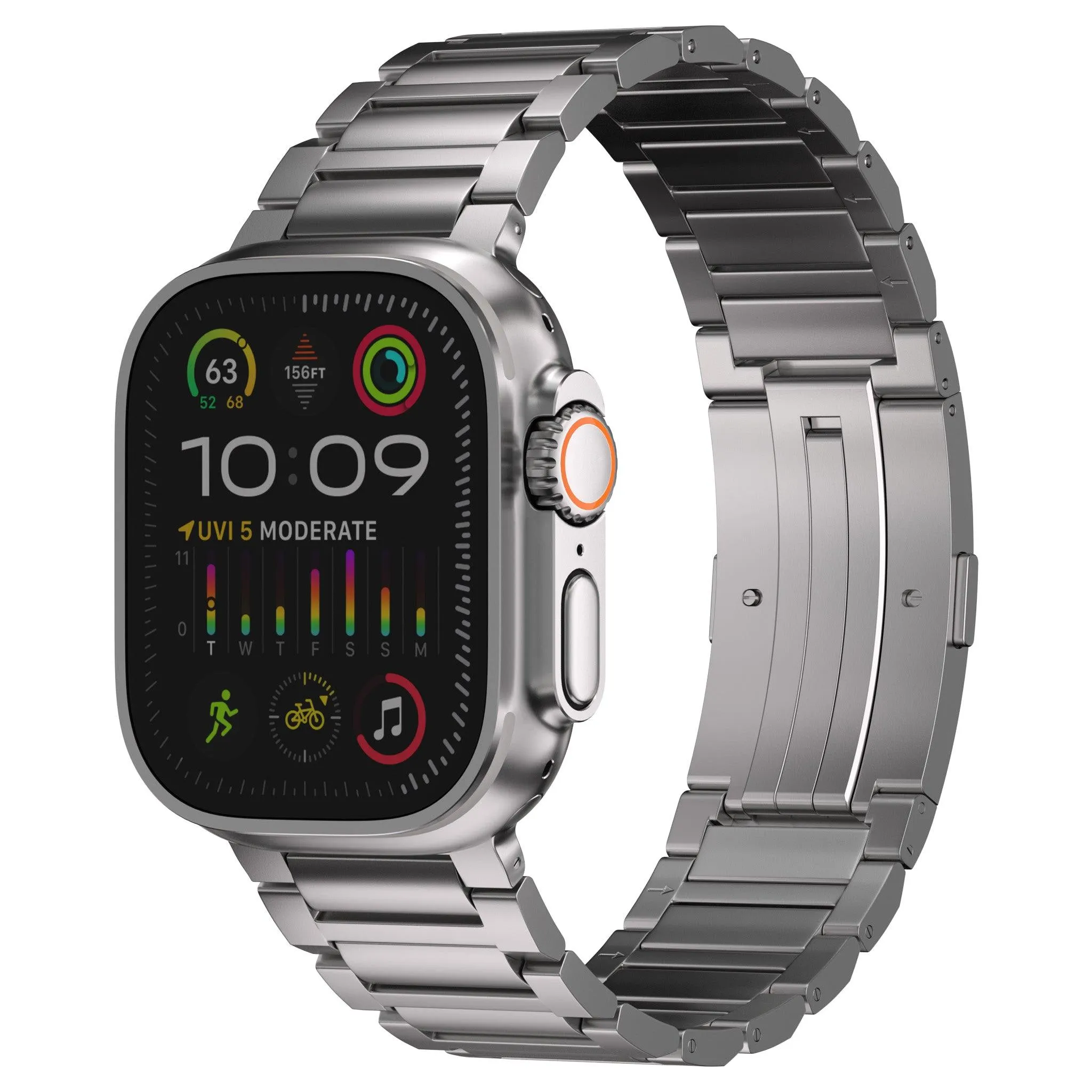 Grade 4 Titanium Band for Apple Watch Ultra 2 and Series 10