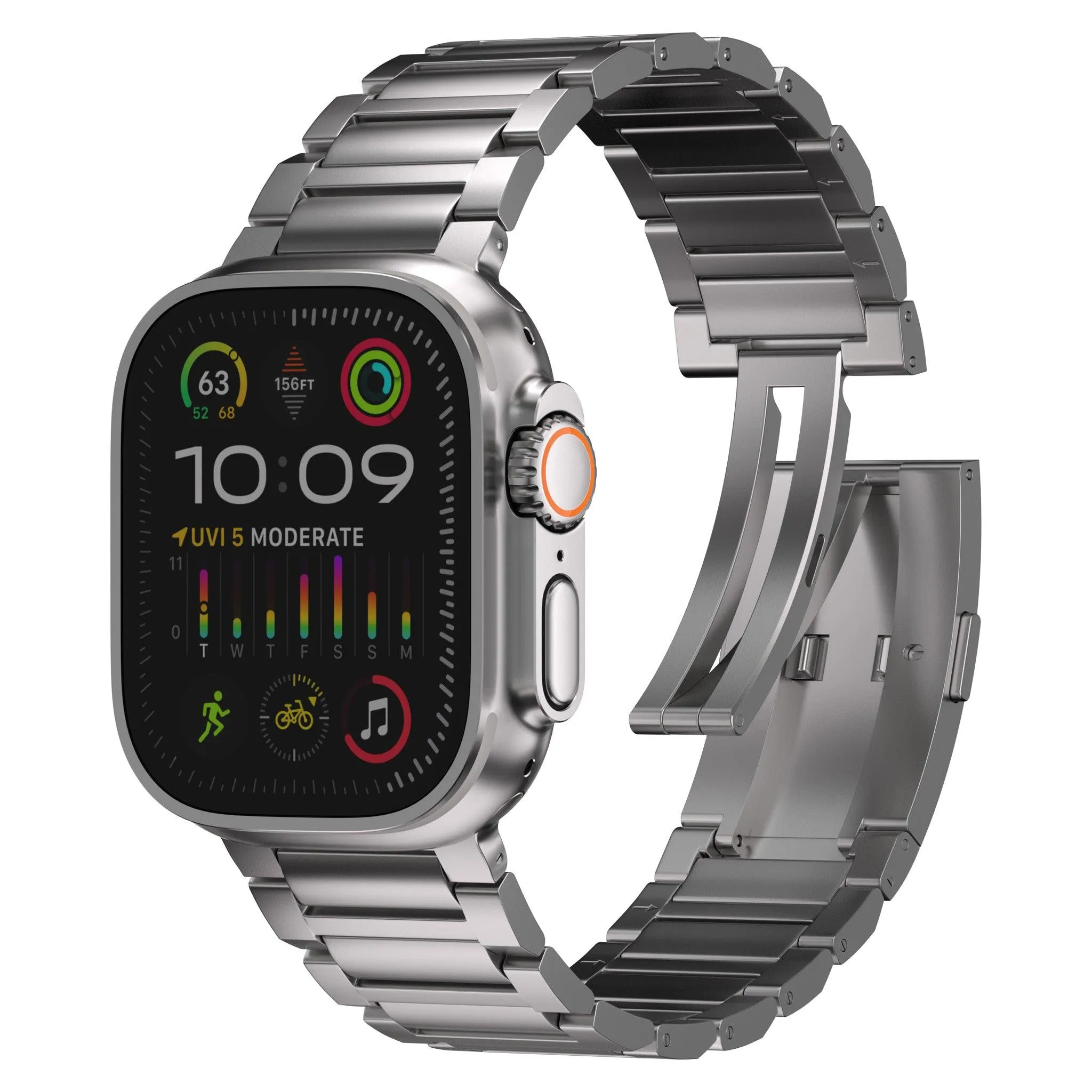Grade 4 Titanium Band for Apple Watch Ultra 2 and Series 10