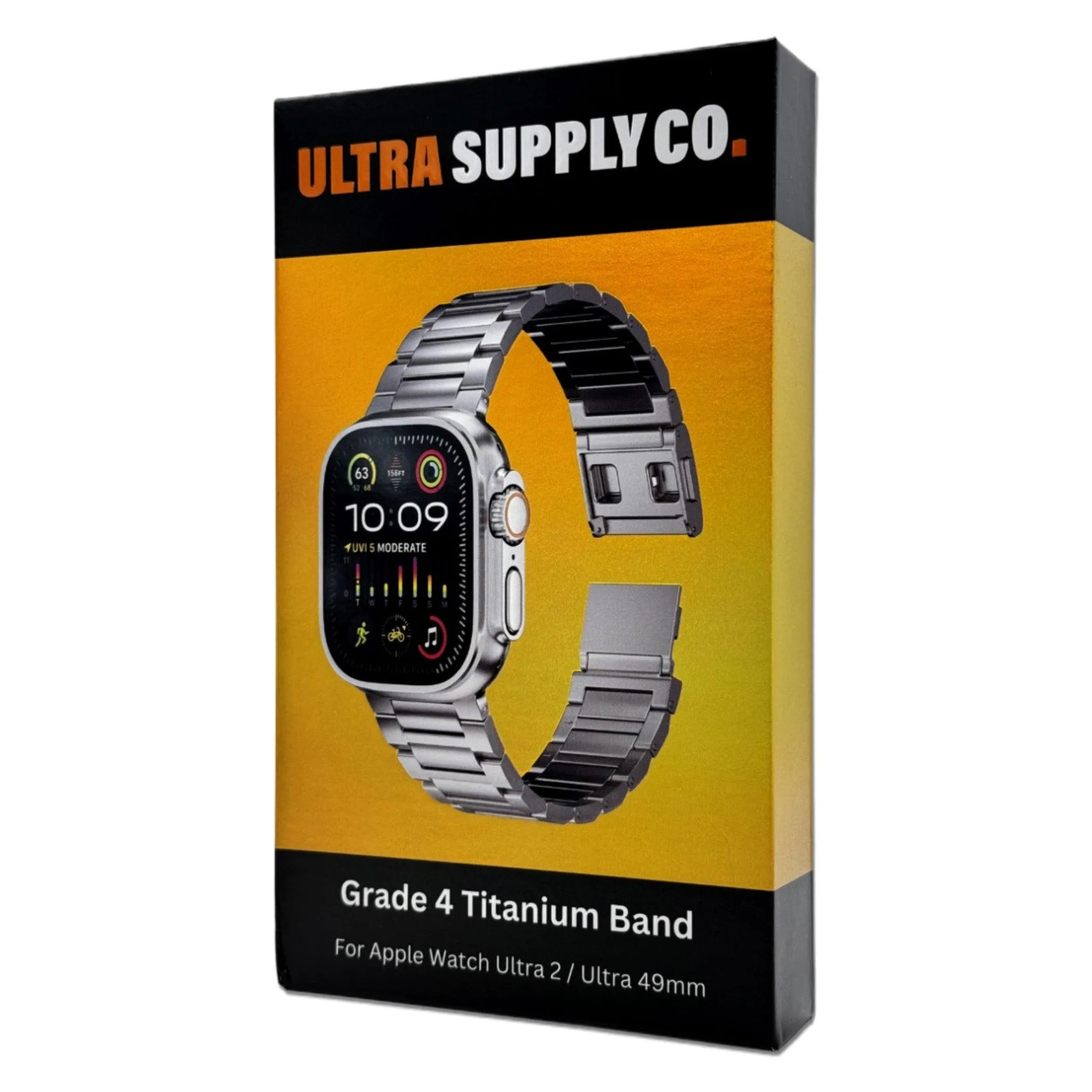 Grade 4 Titanium Band for Apple Watch Ultra 2 and Series 10