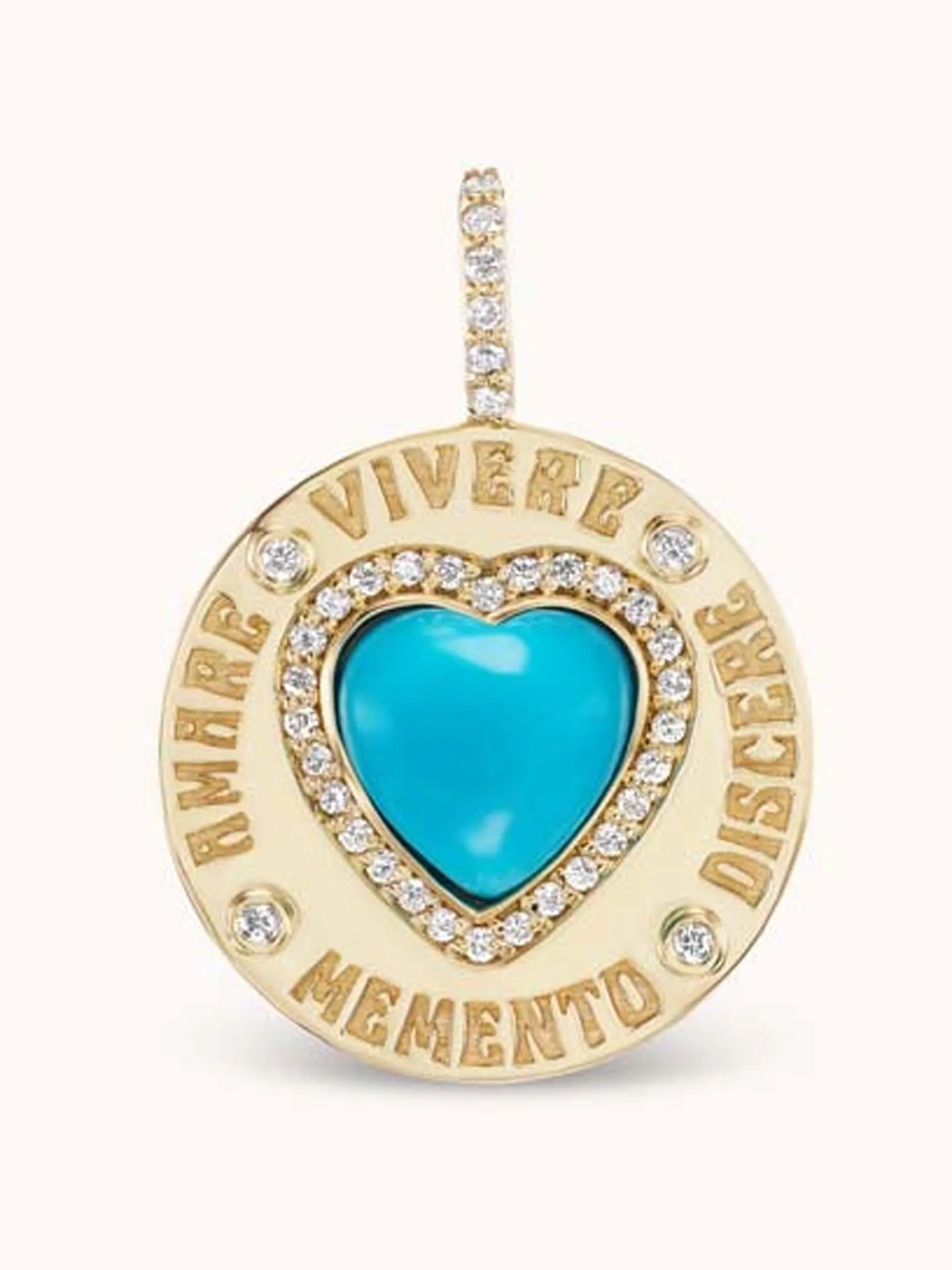 Greek love charm in turquoise