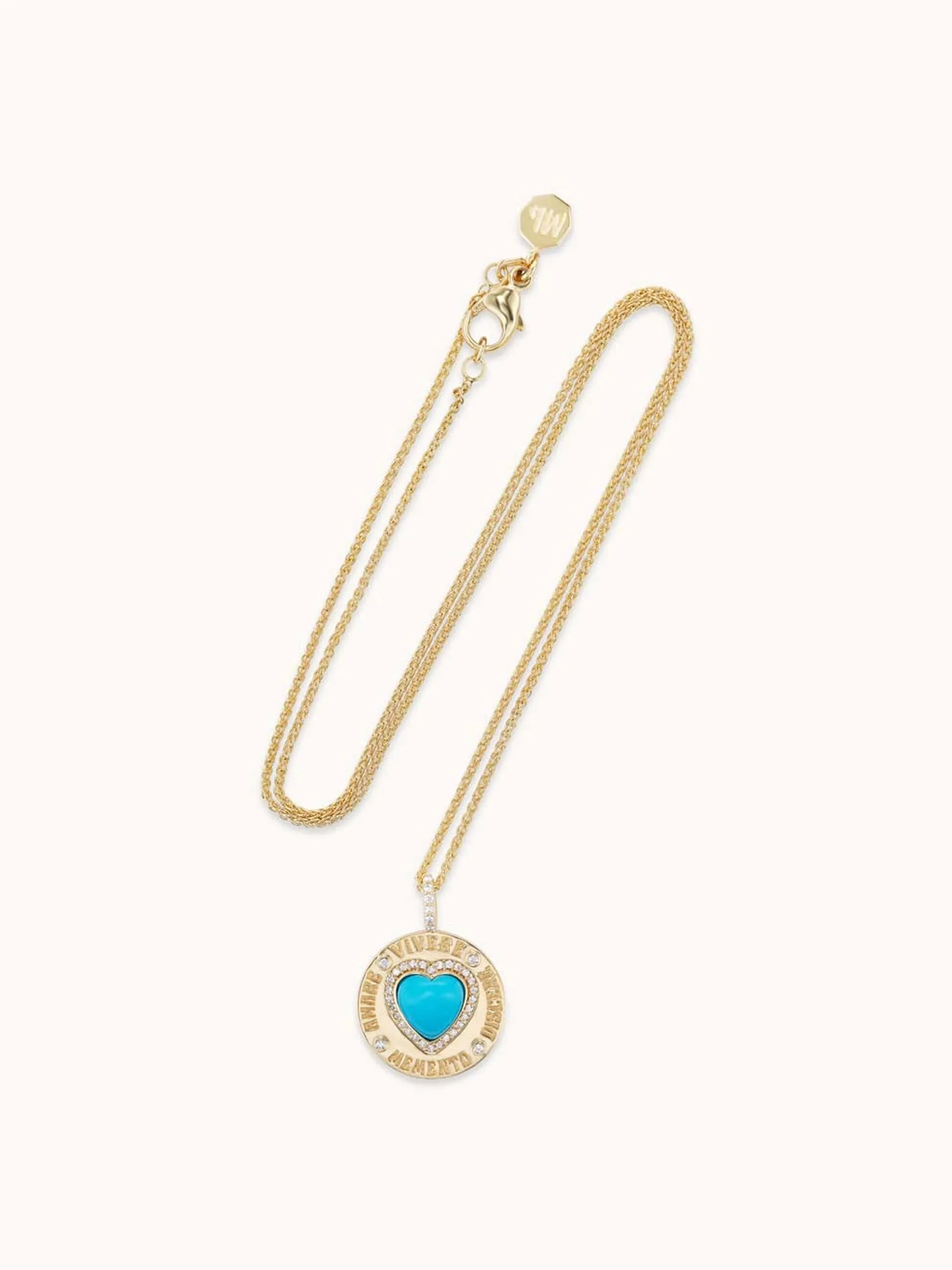 Greek love charm in turquoise