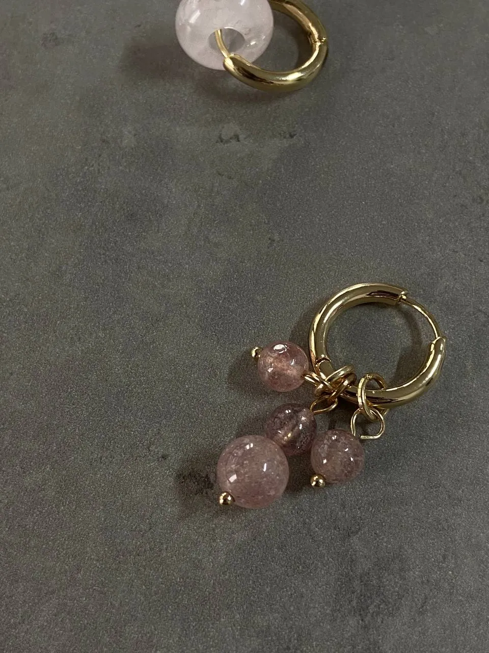 Jade earrings