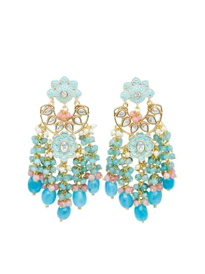 Jade You Are Glorious Earrings - Blue