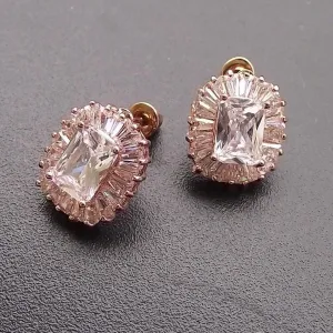 Josephine, Rose Gold Stud Earrings