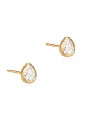 Pear Diamond Studs