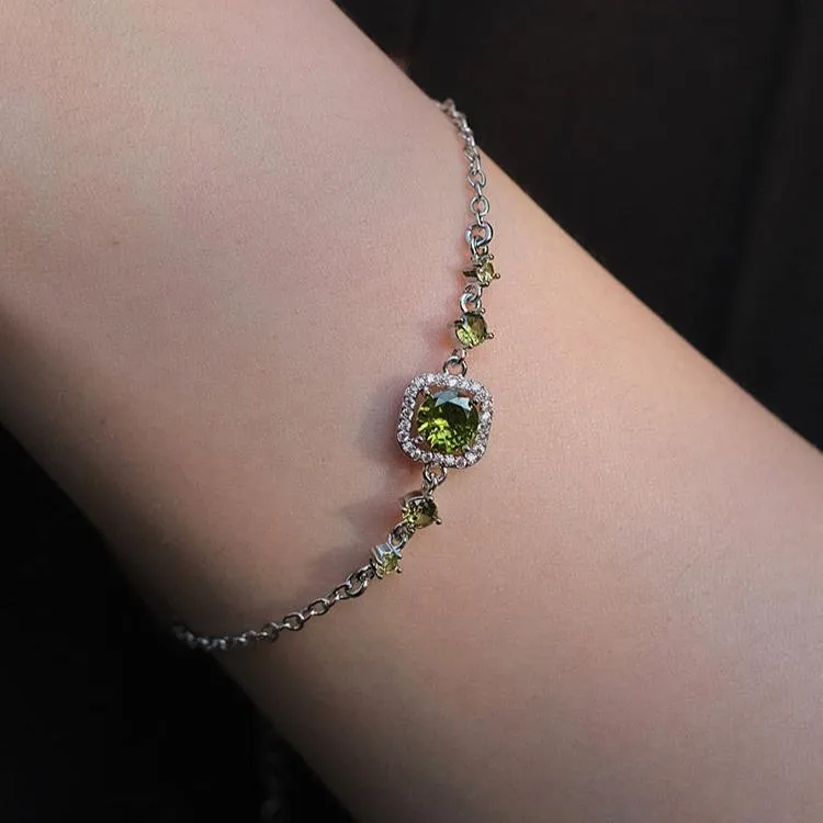Peridot Baroque Bracelet