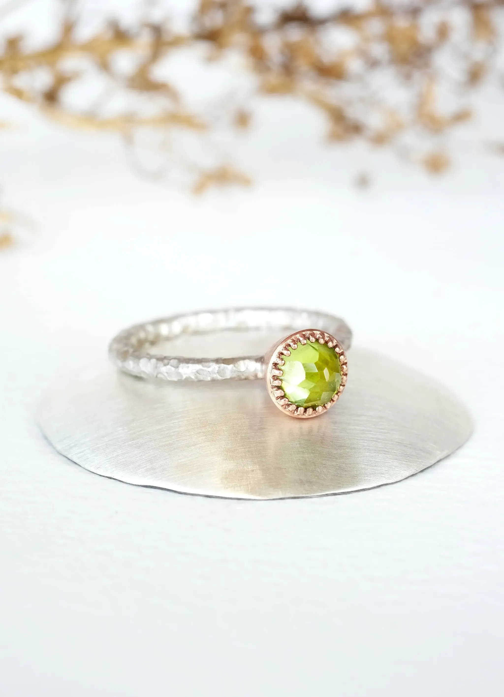 Peridot Gaia Ring