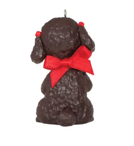 Puppy Love Poodle 2024 Ornament