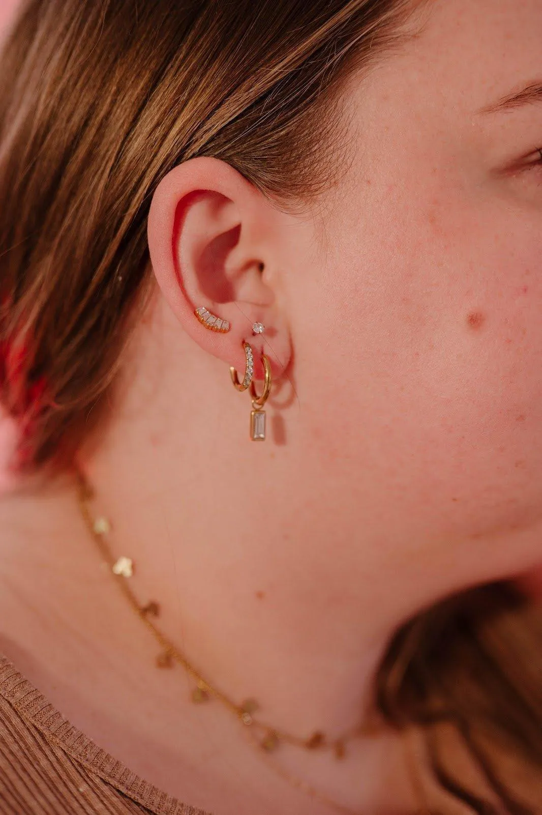 "Can I Keep You?" Gem Hoops