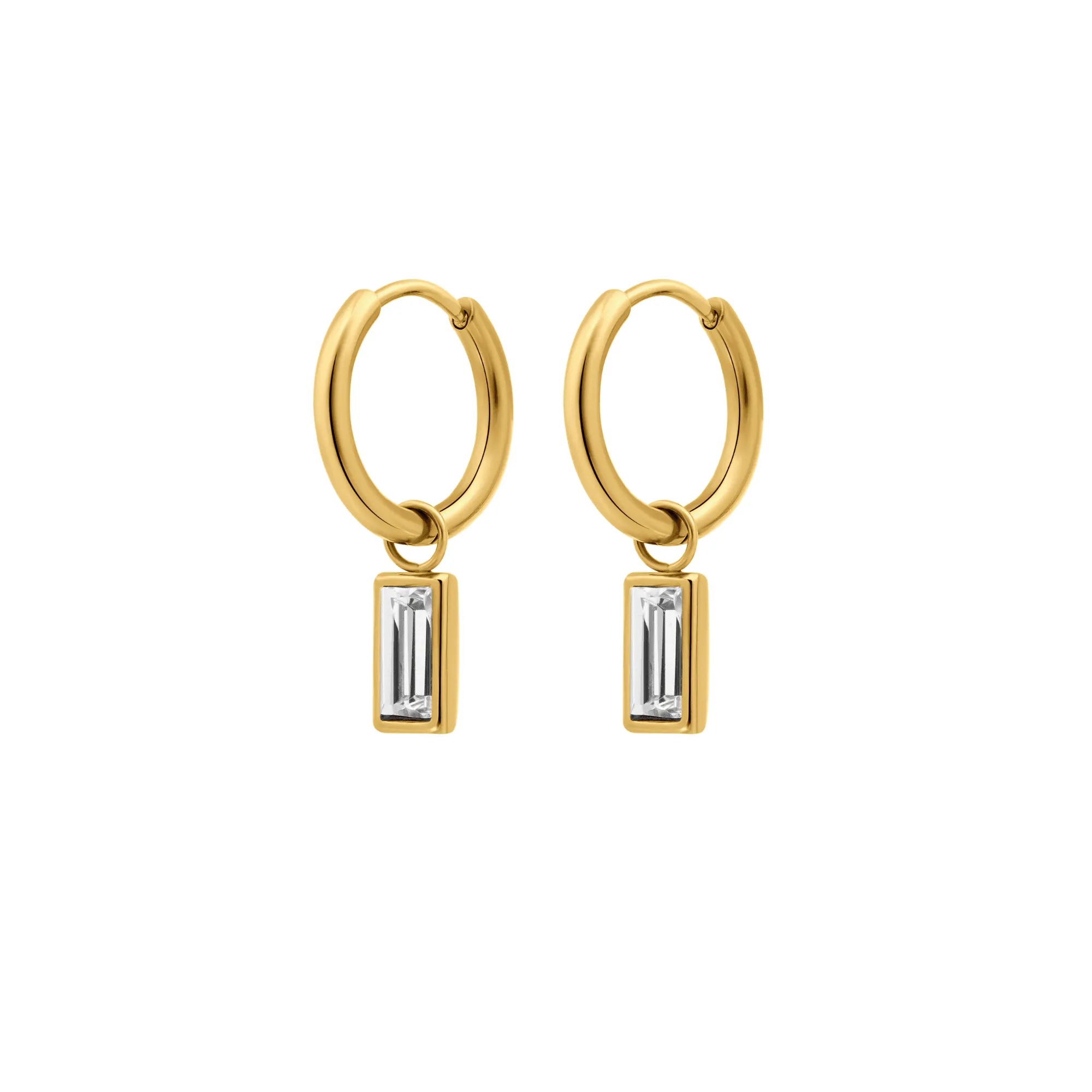 "Can I Keep You?" Gem Hoops