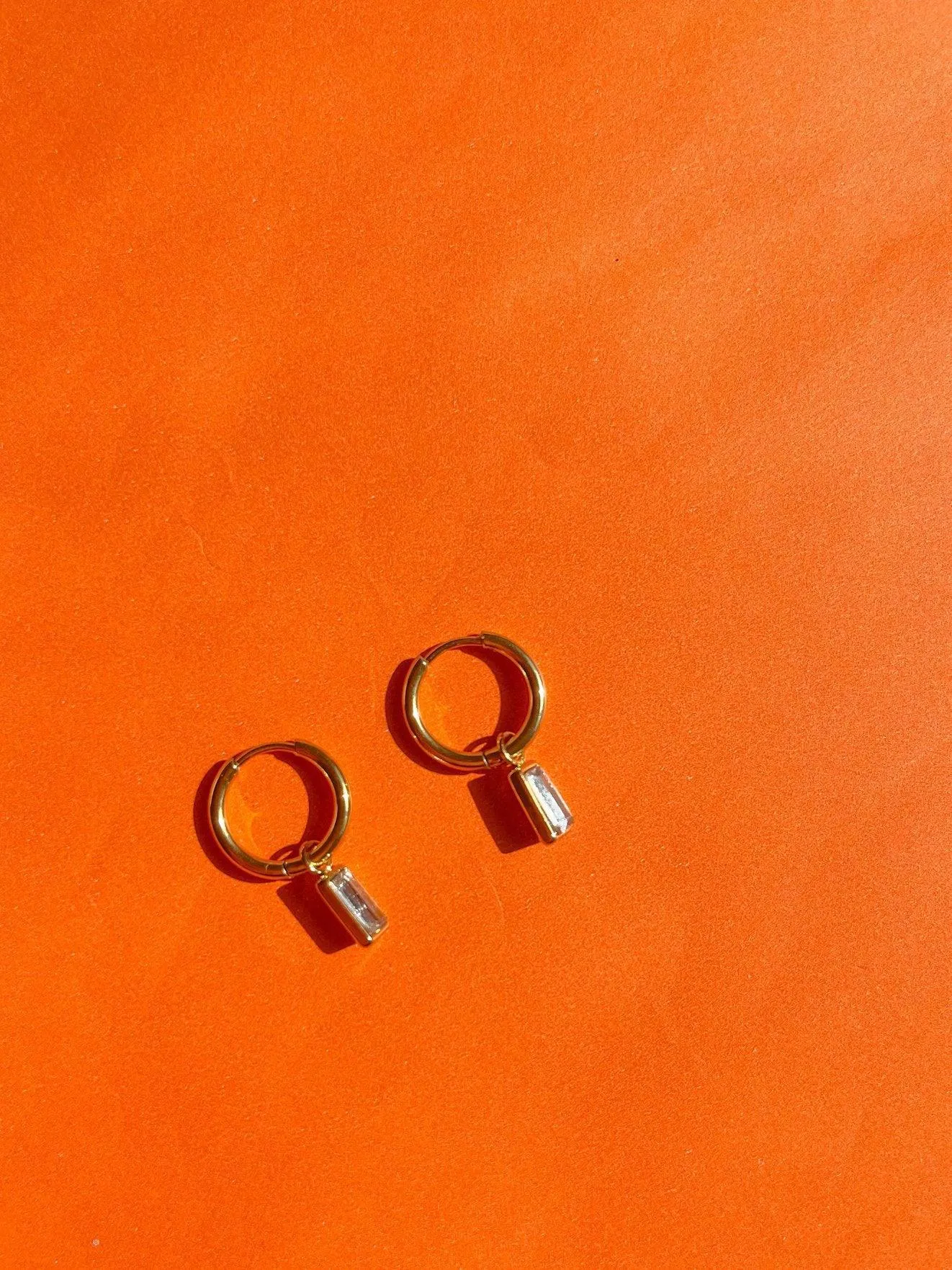 "Can I Keep You?" Gem Hoops