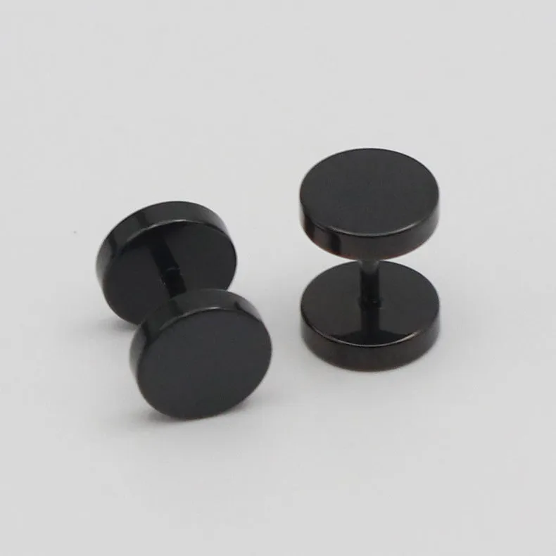Round titanium steel stud