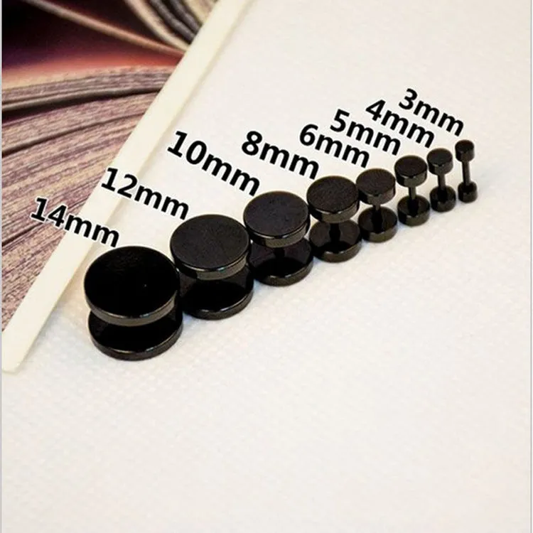 Round titanium steel stud