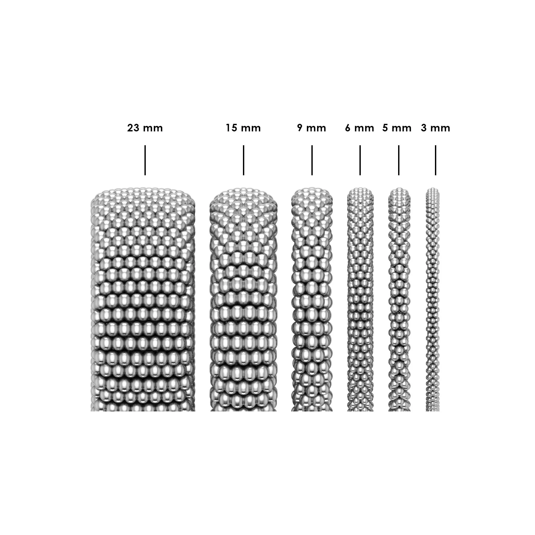 Signature Caviar Diamond Caviar Bracelet | 6mm