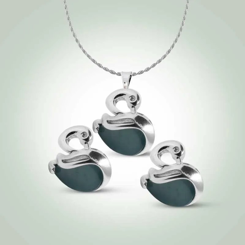 Silver Swan Set
