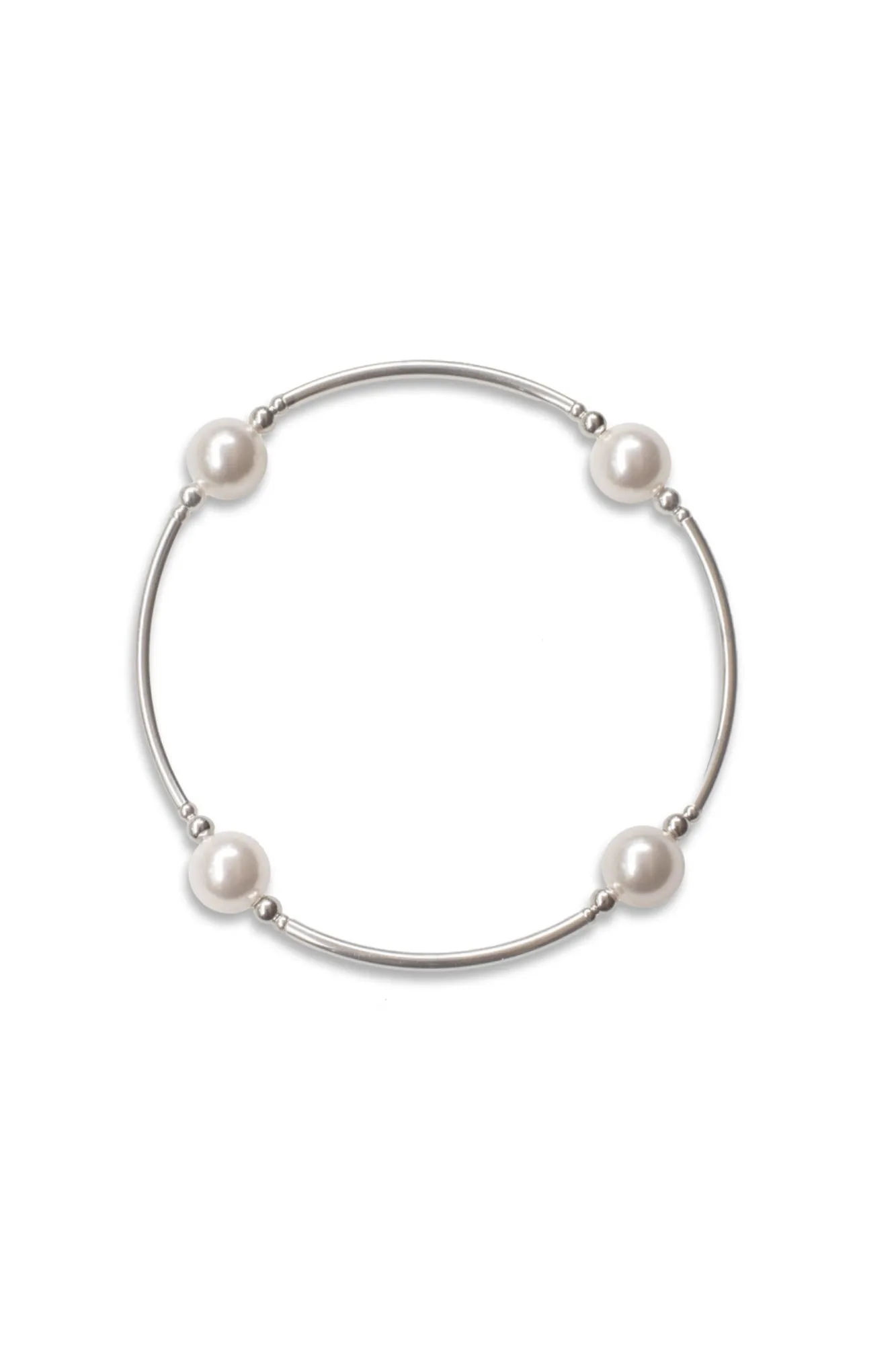 White Pearl Blessing Bracelet