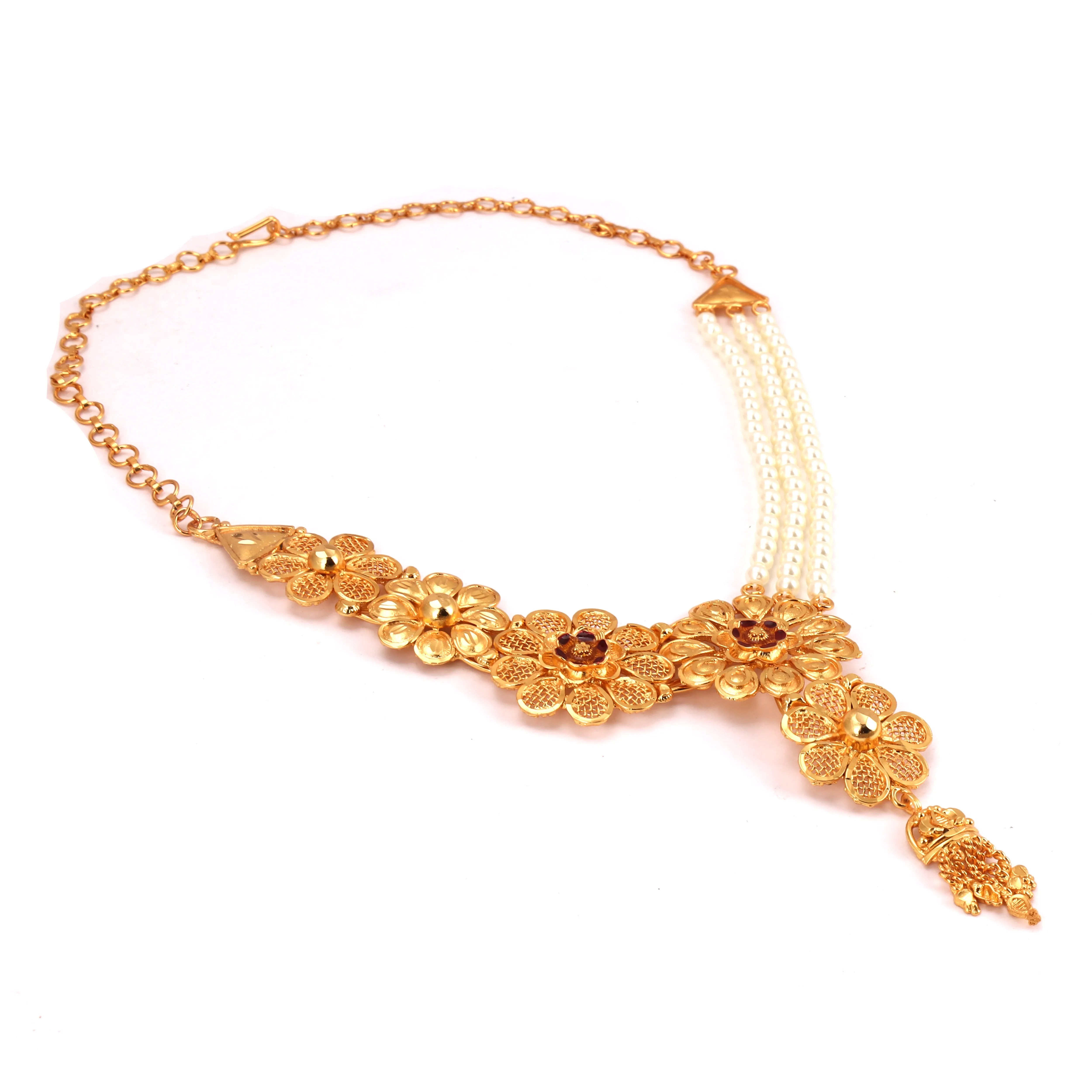Yastika - Half Beaded Necklace Set